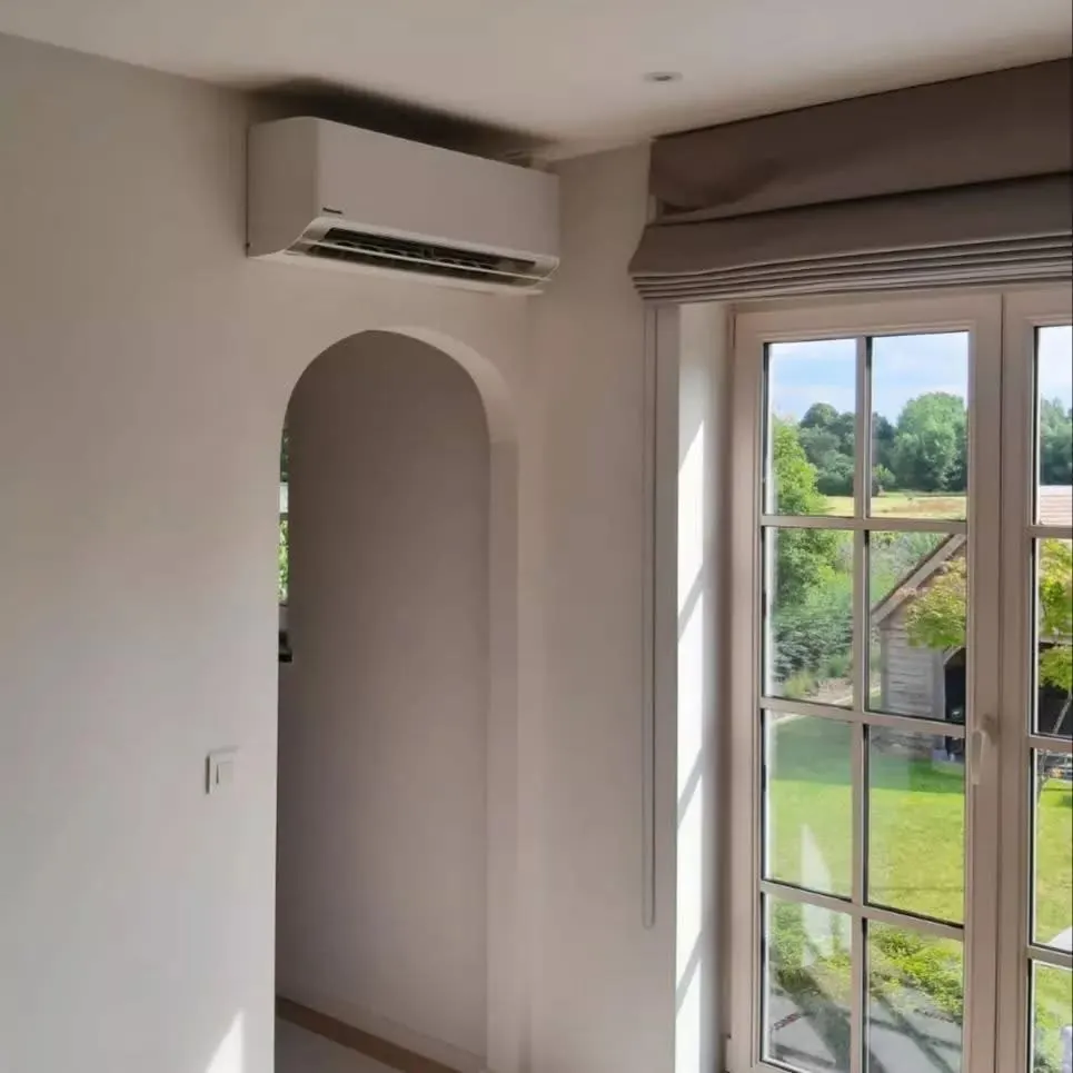 Discrete airco-unit in een gerenoveerde woning in Ternat