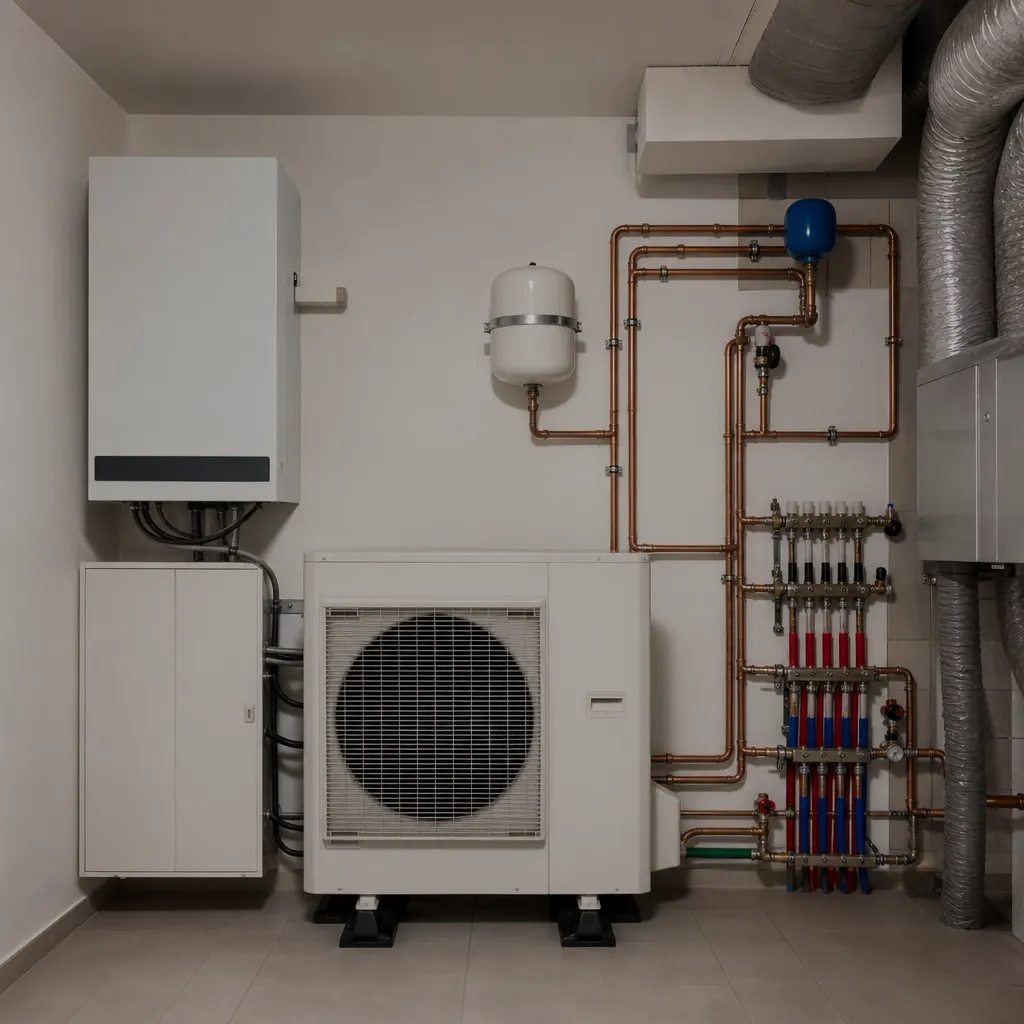Volledige technische installatie in een nieuwbouwwoning in Tervuren